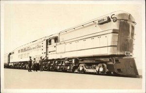 C&O Chesapeake & Ohio RR Train #500 c1940 Real Photo Postcard