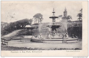 KILMARNOCK (Ayrshire), Scotland, UK, PU-1903; Fountain In Kay Park