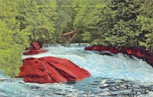 RAINBOW FALLS WISCONSIN MENOMINEE INDIAN RESERVATION POSTCARD