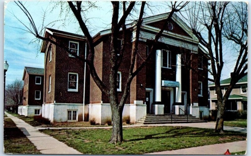 Postcard - First Baptist Church - Lebanon, Missouri