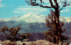 Colorado Pikes Peak Region PIkes Peak From The Rampart Range Road