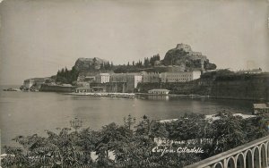 Greece Corfu citadel photo postcard