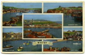 Multiview and Mini-Folder Whitby Yorkshire England pm 1961  