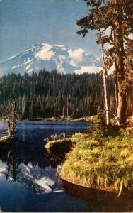 Washington Mt Rainier From Reflection Lake