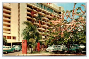 Hotel El Panama Entrance Panama City Panama Chrome Postcard W21