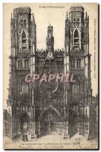 Toul Old Postcard The cathedral before the devastation of January 1794