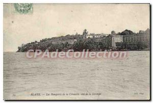 Postcard Old Blaye Les Remparts De La Citadelle