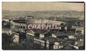 Postcard Modern Roman Provence Nimes Arenes view of the Roman