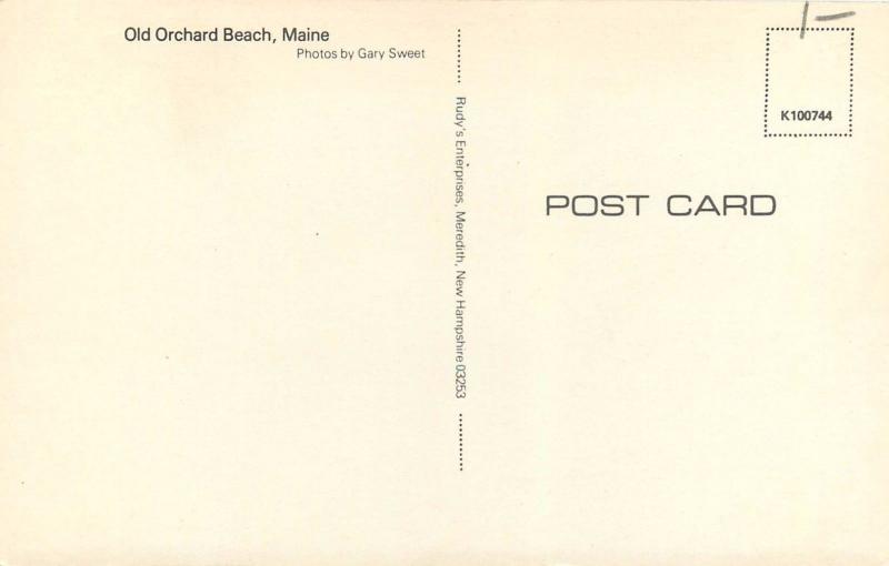 Old Orchard Beach Maine MN Fun Spot Arcade 1970s Postcard