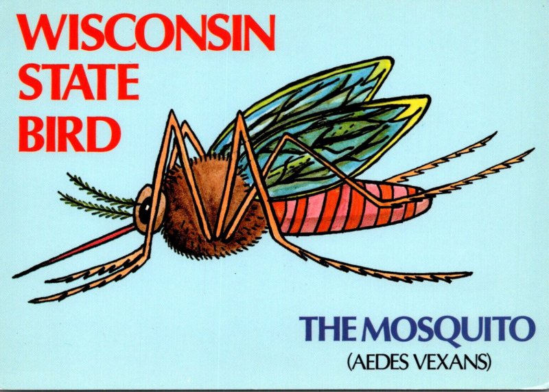 Wisconsin Humour Wisconsin State Bird The Mosquito