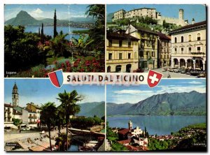 Postcard Modern Dal Ticino Saluti