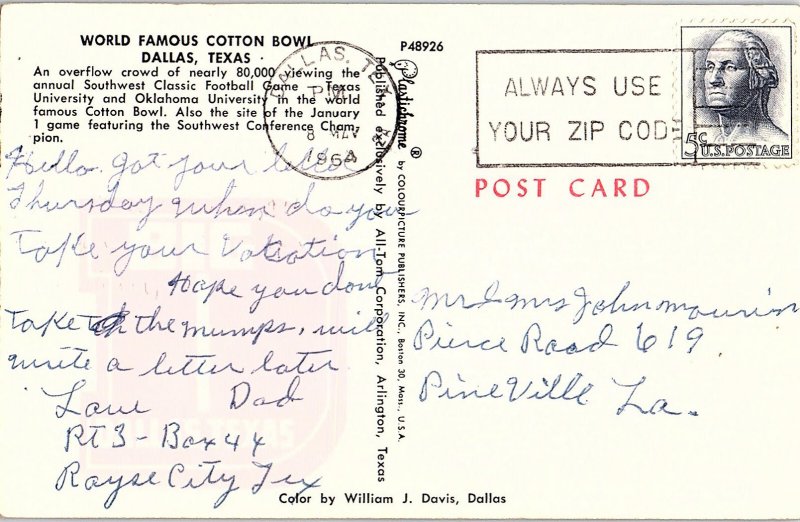 Chrome STADIUM SCENE Dallas Texas TX AH8939