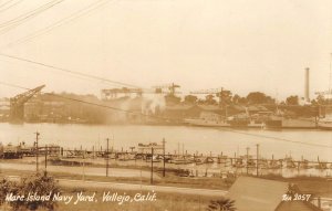 RPPC Mare Island Navy Yard VALLEJO California c1940s Vintage Zan Photo 2057