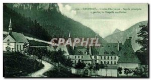 Old Postcard Dauphine Grande Chartreuse Main Facade left the chapel of the La...