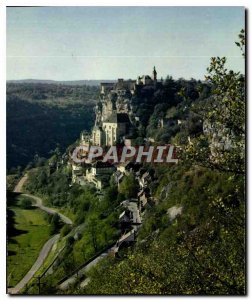 Postcard Modern Rocamadour Place of Pilgrimage