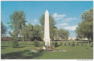 ONTARIO, Canada, 1940-1960's; The Cenotaph At Englehart