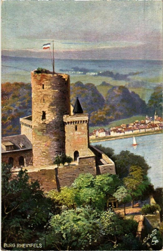 CPA AK St. Goar- Burg Rheinfels GERMANY (1029781)