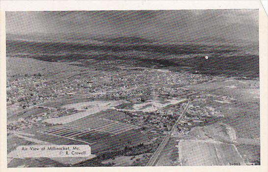 Maine Millinocket Aerial View Dexter Press