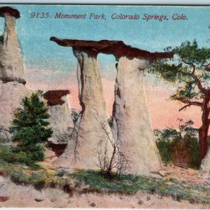 c1910s Colorado Springs, Colo. Monument Park Rock Formations X Factor CO PC A242