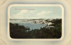 bermuda, Islands from Gibbs Hill (1910s) Embossed Postcard