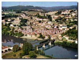 Modern Postcard Puy Leveque Vue Generale Aerienne