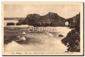 Old Postcard Morgat Castel Dinn Chateau des Giants corruptly Chateau de Dinant