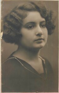 Postcard Social history woman portrait 1929