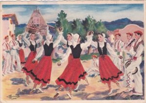 Spanish Dancers In Typical Costume