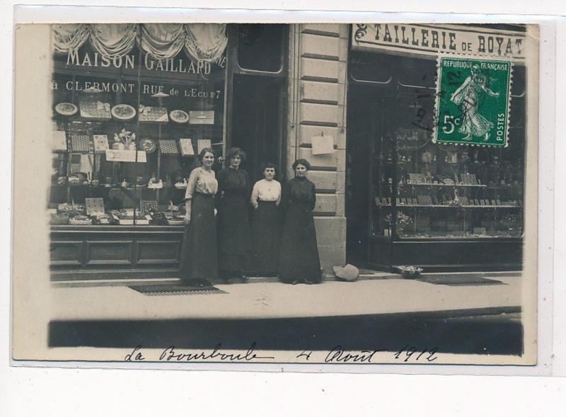 LA BOURBOULE : maison gaillard, taillerie de royat - etat