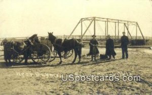 Real Photo - Guymon on Beaver Creek - Oklahoma OK  