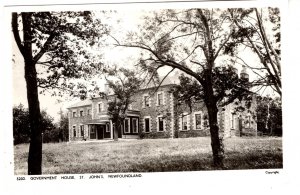 Real Photo, Government House,  St. John's, Newfoundland