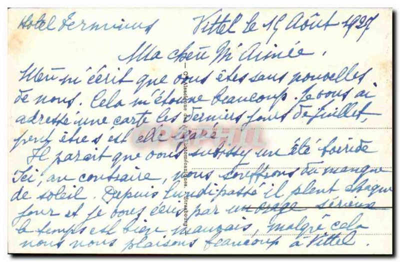 Vittel Postcard Old Casino