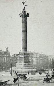 Vintage Postcard La Bastille Paris France