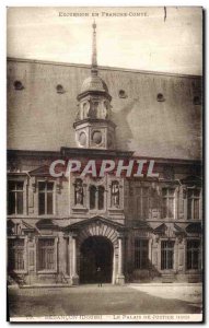 Old Postcard Besancon Courthouse