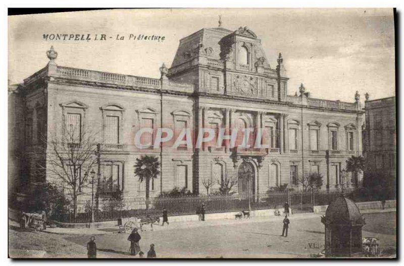 Old Postcard Prefecture Montpellier