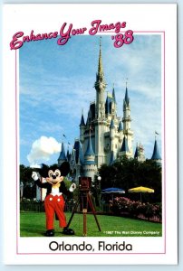 DISNEY WORLD, Orlando~Mickey Mouse PHOTOGRAPHERS CONVENTION 1988 ~4x6 Postcard