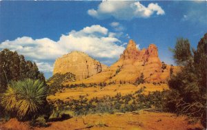 Sedona Arizona 1950s Postcard Bell Rock Sandstone Formation