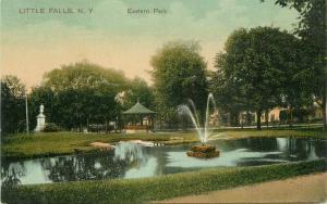 C-1910 Eastern Park Little Falls New York PCK Series Hall Postcard 5663