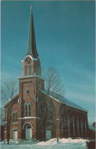 Congregational Church in Winter - Homer NY, New York