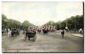 Paris - 8 - Rond Point des Champs Elysees - Old Postcard