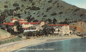Hotel St. Catherine, Catalina Island, California, Early Postcard, Used
