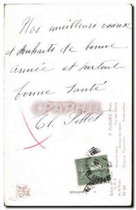 Old Postcard Dancing Fleury Paris Salon Before the lesson