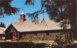Juneau Alaska~Auk Lake~Chapel-by-the-Lake~1970s Postcard