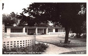 Bungalows at Hotel Casa De Palmas - McAllen, Texas TX Postcard