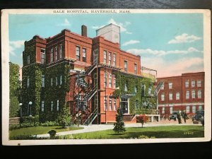 Vintage Postcard 1915-1930 Gale Hospital, Haverhill, Massachusetts (MA)