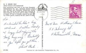 M.V. Grand Isle Auto Ferry Lake Champlain Transportation Co.