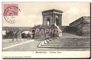 Old Postcard Montpellier Chateau d & # 39Eau