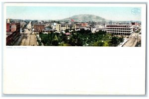c1910 Exterior Building Hotel Road Street El Paso Texas Vintage Antique Postcard
