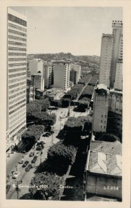 Brazil Belo Horizonte Centro Vintage RPPC 08.28