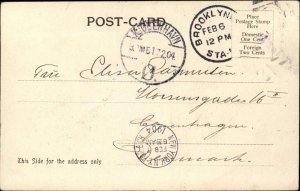 Twin Screw Express Steamship S Deutschland c1905 Postcard